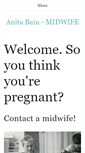 Mobile Screenshot of anitabain-midwife.co.nz